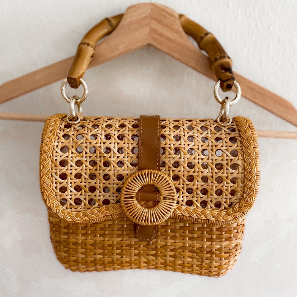 Serpui Olivia Wicker Bag